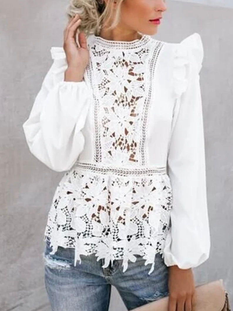 Meet In The Middle Lace Blouse
