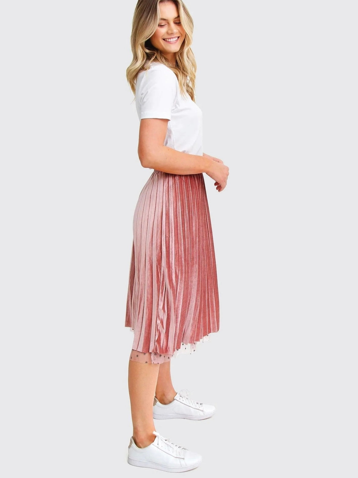 Mixed In Pink Reversible Skirt