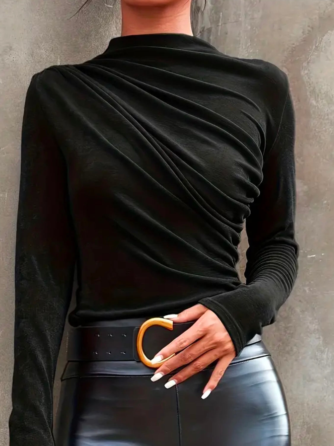 Sculpted Drape Top