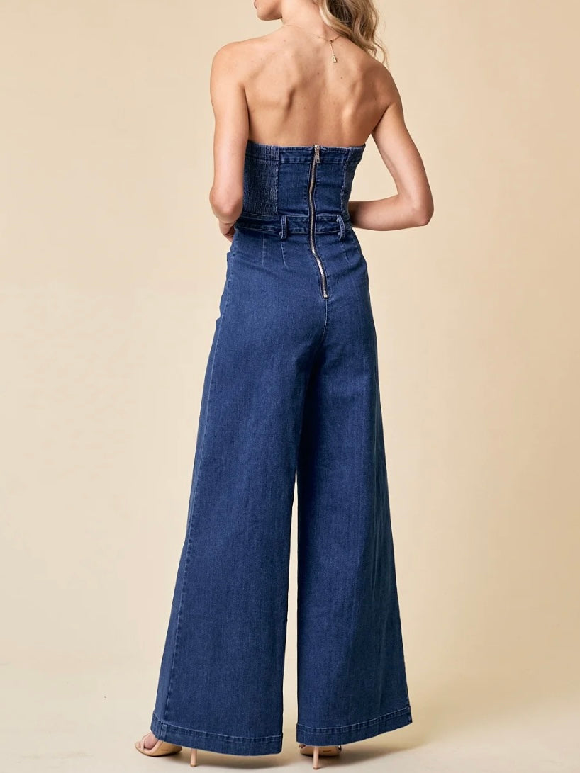 Desiree Denim Jumpsuit