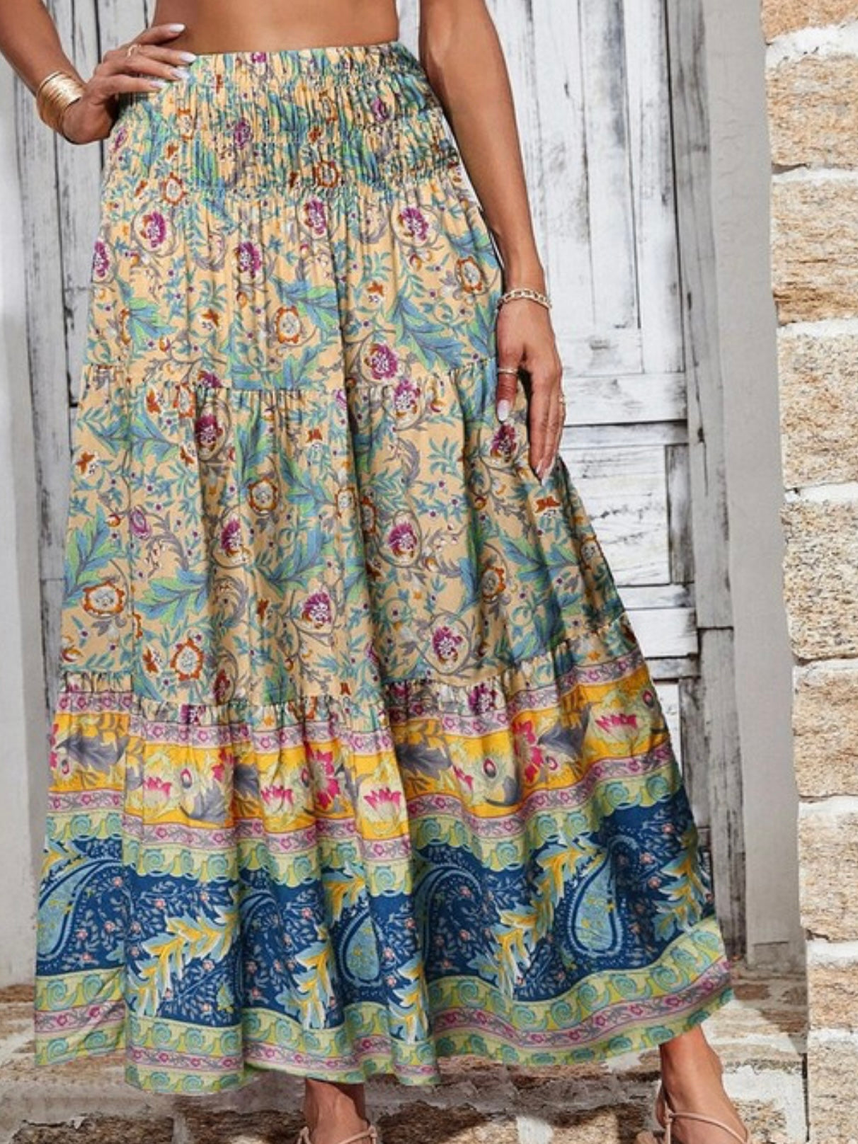 Perfect Paisley Maxi Skirt