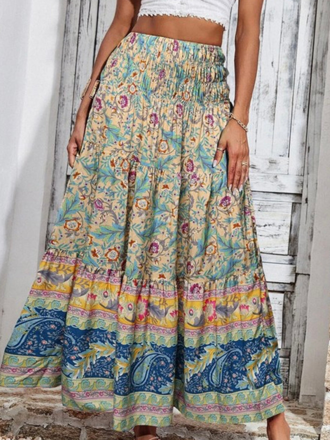 Perfect Paisley Maxi Skirt