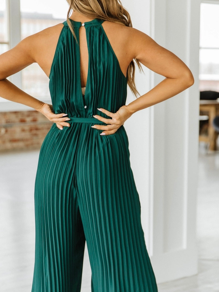 Pretty Pleated Jumpsuit