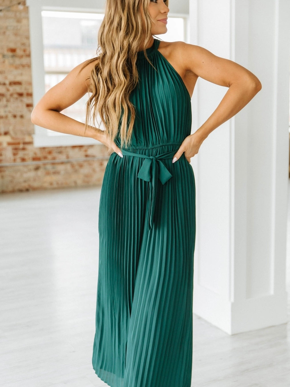 Pretty Pleated Jumpsuit
