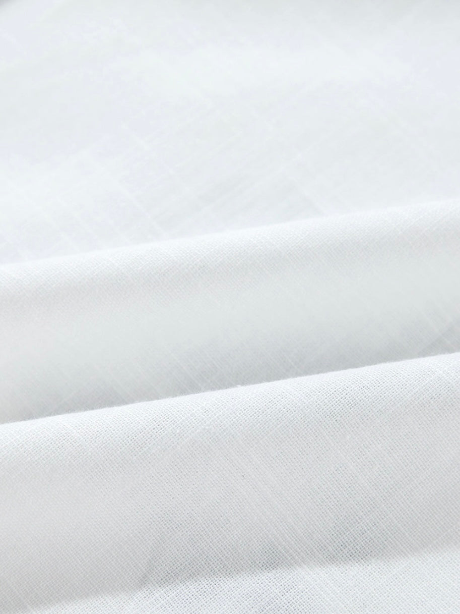 White to Black Embroider Top