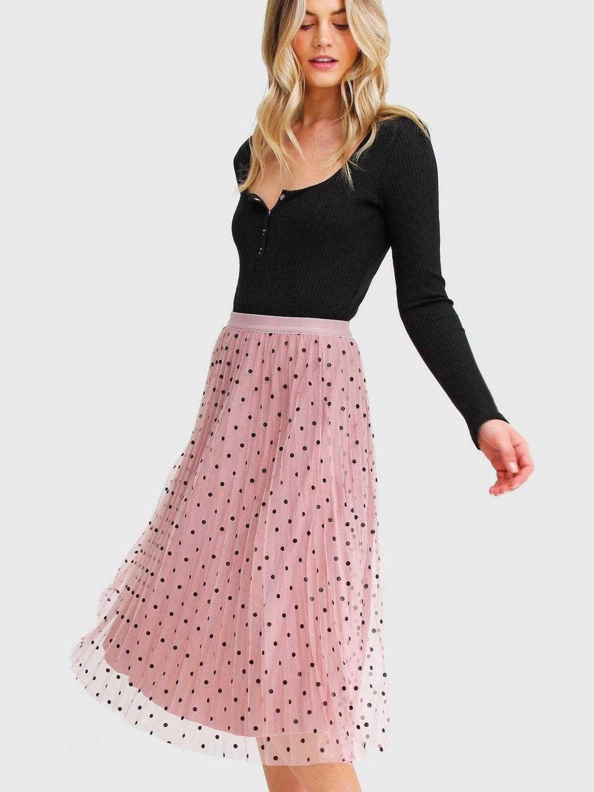 Mixed In Pink Reversible Skirt