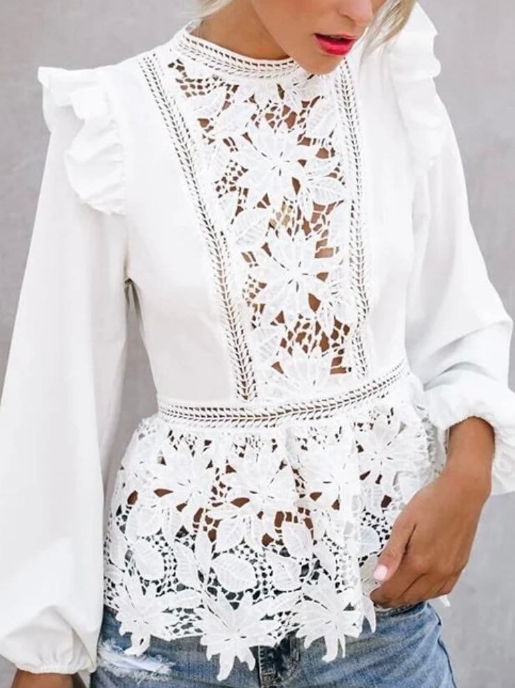 Meet In The Middle Lace Blouse