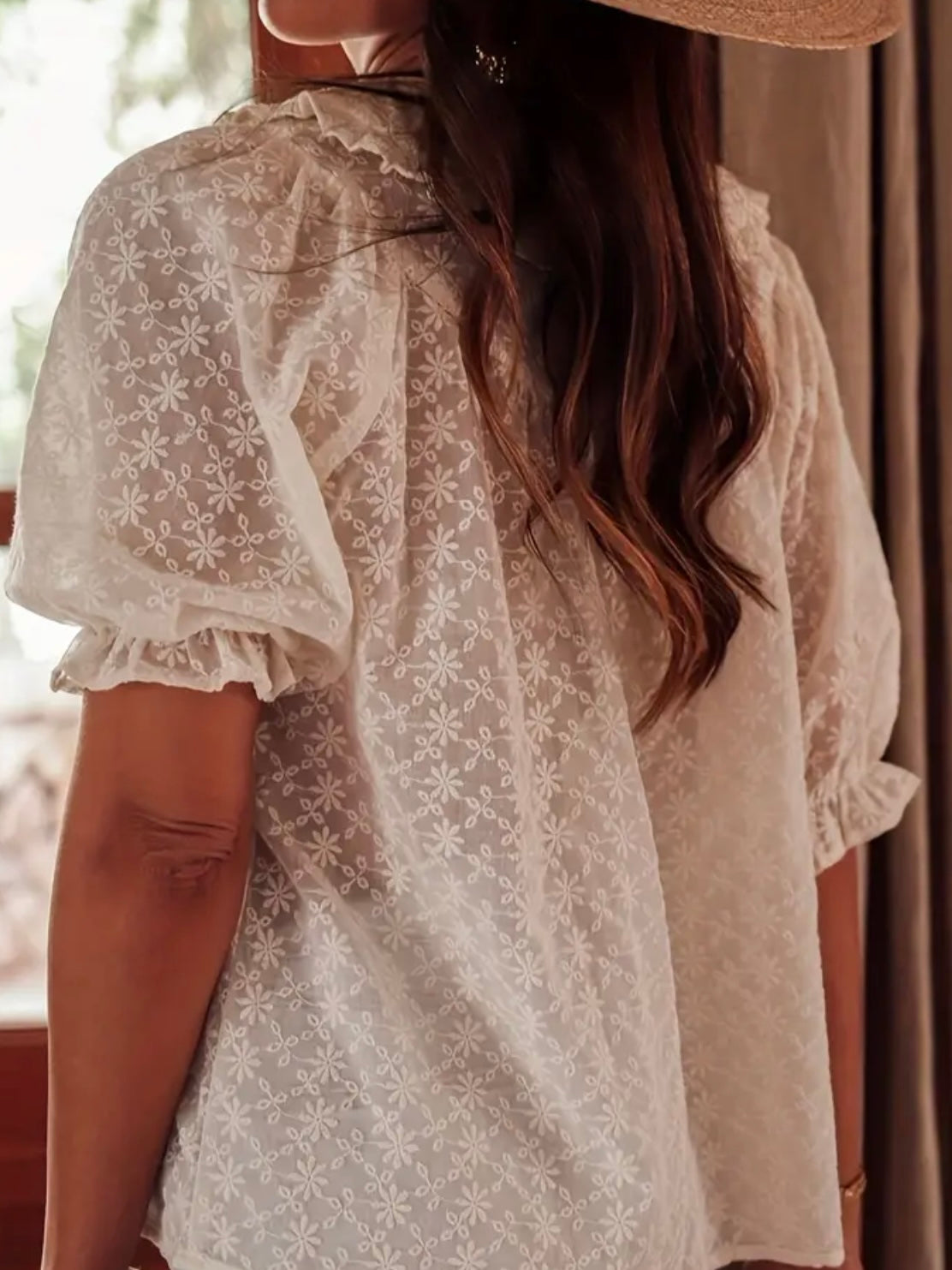 Daisy Whispers Lace Top